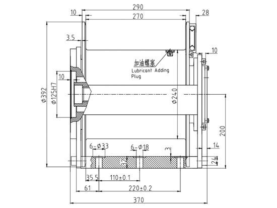 卷揚(yáng)減速機(jī)JQZ760A